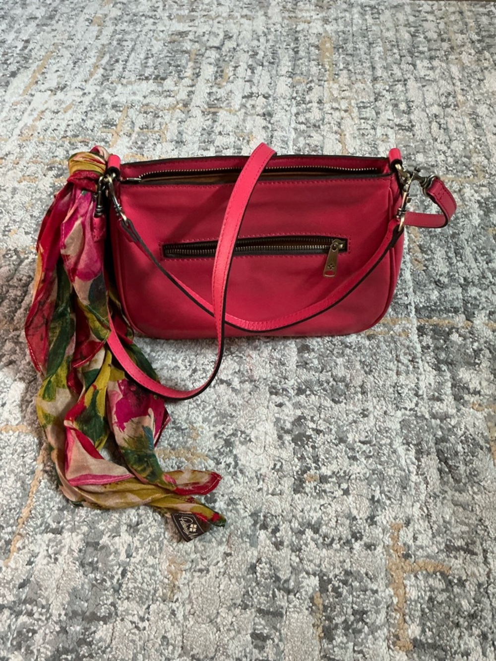 PATRICIA NASH IKARIA LEATHER SHOULDER BAG! EUC! - Picture 4 of 12